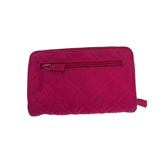 Vera Bradley Turn Lock Wallet Pink - Picture 3 of 5